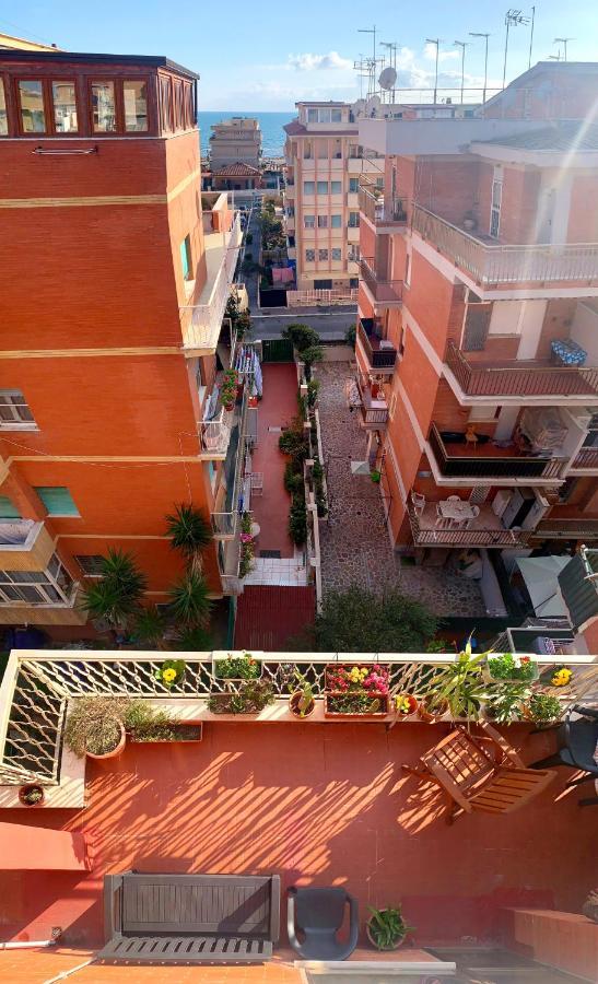 Penthouse Salus Sea View Terrace Lido di Ostia Exterior foto